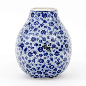 Wazon ceramiczny F14 h-24,5 cm <br> 1443 Ważka w kwiatach